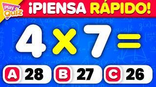 Examen de Matemáticas ️ | ¿Eres bueno con los números? | Play Quiz de Cultura General