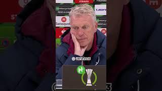 Moyes REACTS to fan trouble at AZ Alkmaar #shorts