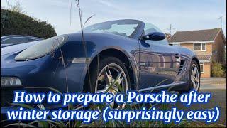 Tips After winter storage & care of your car now it’s time to start back on the road for summertime