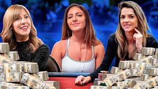 Poker Goddesses Casually DESTROYING Poker Pros!