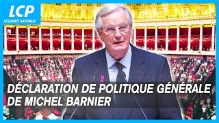 Déclaration de politique générale de Michel Barnier en intégralité - 1/10/2024