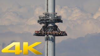 4K | AtmosFear Freifallturm in Liseberg Göteborg in Schweden