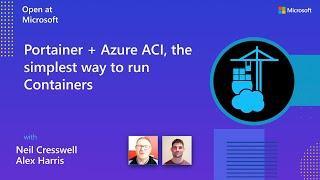 Portainer + Azure ACI, the simplest way to run Containers