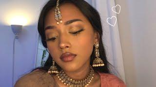 Soft Glam Eid Makeup Look