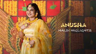 Dr. Anusha | Haldi Ceremony | Aarvi Media