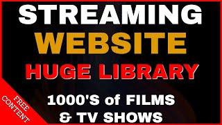 INSANE FREE STREAMING WEBSITE! (HUGE LIBRARY OF FREE FILMS)