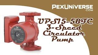 UPS15-58FC 3-Speed Circulator Pump with IFC, 1/25 HP, 115V second edition