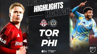 Toronto FC vs. Philadelphia Union | Full Match Highlights | Stoppage Time Magic!