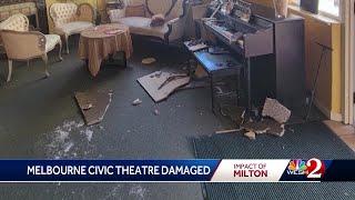 Community rallies to restore Melbourne Civic Theatre after Hurricane Milton causes extensive damage