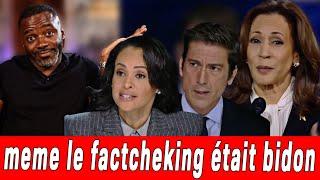 Les mensonges de Harris et la complicité abc révélés par fact checking