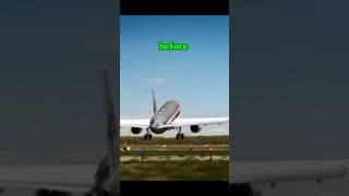 (before & after) animated plane crash #planecrash #crash #aviation #airplane #automobile