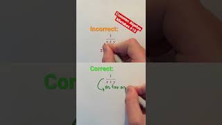 Common Algebra Mistakes #10 #Shorts #algebra #mistakes #math #maths #mathematics