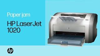 Fixing a Paper Jam | HP LaserJet 1020 Printer | HP Support