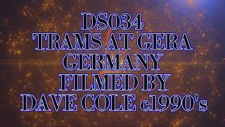 DC034 GERA TRAM BUS RAIL GERMANY BY DAVE COLE c1990s