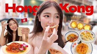 Hong Kong Travel Vlog ️ MUST EAT FOODS in Hong Kong 48hrs non stop eating!! 