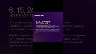ПРЕДНАЗНАЧЕНИЕ по числу рождения