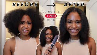 Salon Results at Home?! *Shook*  | TYMO Ring Straightening Comb Review