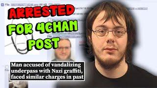 Nazi Vandal Gets ARRESTED After Cringe 4Chan Post