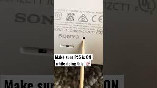 How to Reset Your PS5 Controller! #PS5 #PlayStation #Playstation5 #PS5Controller #Shorts