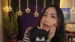 ASMR Top 9 Mouth sounds (inaudible, fake language, cheek taps, skadik, tktk, kilikili, etc)