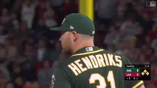 20180409 Liam Hendriks滿壘時四壞保送大谷翔平
