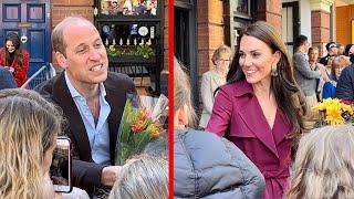 Will & Kate meet and greet public in Birmingham (Exclusive footage)