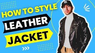 HOW TO STYLE LEATHER JACKET | Spring  FALL / AUTUMN LEATHER JACKET OUTFIT  #leatherjacket #outfits