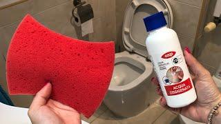 L’ingrediente usato dagli hotel per pulire i bagni! Resta pulito per 3 giorni #lifehacks