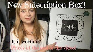 Confetti Collection BRAND NEW Subscription Box | Connor Krystyn