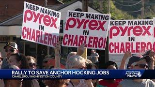 Rally to save Anchor Hocking glass plant in Charleroi