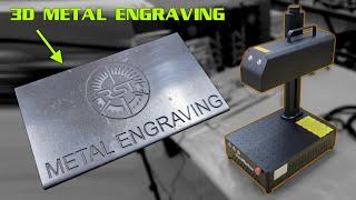 3D Metal Engraving W/ ComMarker B4 Fiber Laser