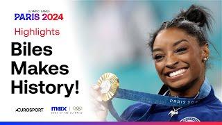 Simone Biles' Paris Olympics 2024 individual all-around Final routines  | #Paris2024 #Olympics