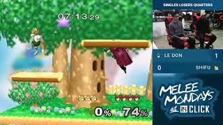 Le Don vs Shifu — Singles Losers Quarters — Melee Mondays at Click #84