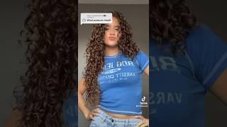 Simple Curl Routine! #curlygirlmethod #curly #curlyhairroutine