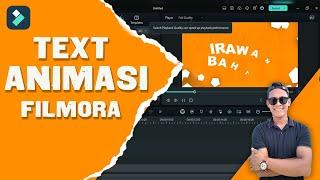 CARA EDIT TEXT ANIMASI /MOTION GRAPHIC FILMORA 13