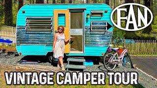 AWESOME Vintage Travel Trailer - FAN Lee Liner Camper Tour