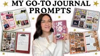 Journal with me! Start of the month journal ideas / December journal set up & journal flip through