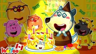 Wolfoo's Birthday Surprise Party!  Rich Student vs Poor Student  Wolfoo Kids Cartoon