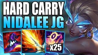 THIS IS HOW YOU CAN HARD CARRY SOLO Q GAMES WITH NIDALEE JUNGLE! - Gameplay Guide League of Legends