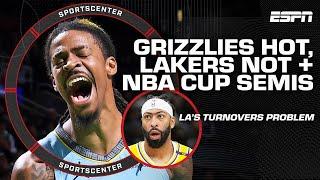 Lakers' turnover problem, Grizzlies stay HOT + Thunder & Bucks NBA Cup preview  | SportsCenter