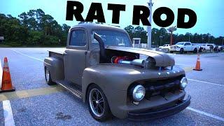 MOST INSANE CUSTOM BUILT FORD F100 TURBO DIESEL SWAP - ROLLING COAL