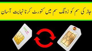 How convert Sim from jazz to Zong . change Network from jazz to Zong