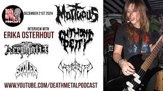 Death Metal Podcast  - Erika Osterhout Interview Mortuous Acephalix Chthonic Deity