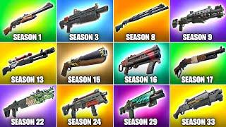 Evolution of All Fortnite Shotguns (Chapter 1 Season 1 - Chapter 6 Season 1)