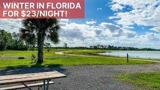 Where To Find A Cheap Winter RV Site In Florida | McCarty Ranch Preserve