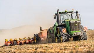 John Deere 9620RX Takes on Väderstad Tempo L 16 in Corn Sowing 2024!