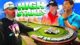 Intense High Stakes Golf Match Gets Heated!