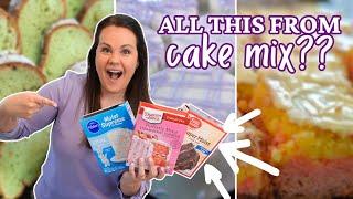 BOX CAKE MIX Recipes YOU NEED to make | EASY DESSERTS anyone can make!