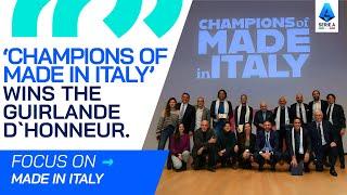 'Champions of #MadeInItaly' wins the Guirlande d'Honneur | Focus On | Serie A 2024/25