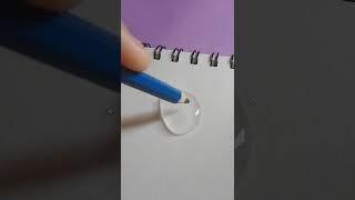 under water drop drawing#youtubeshorts #creative #satisfaying #shorts